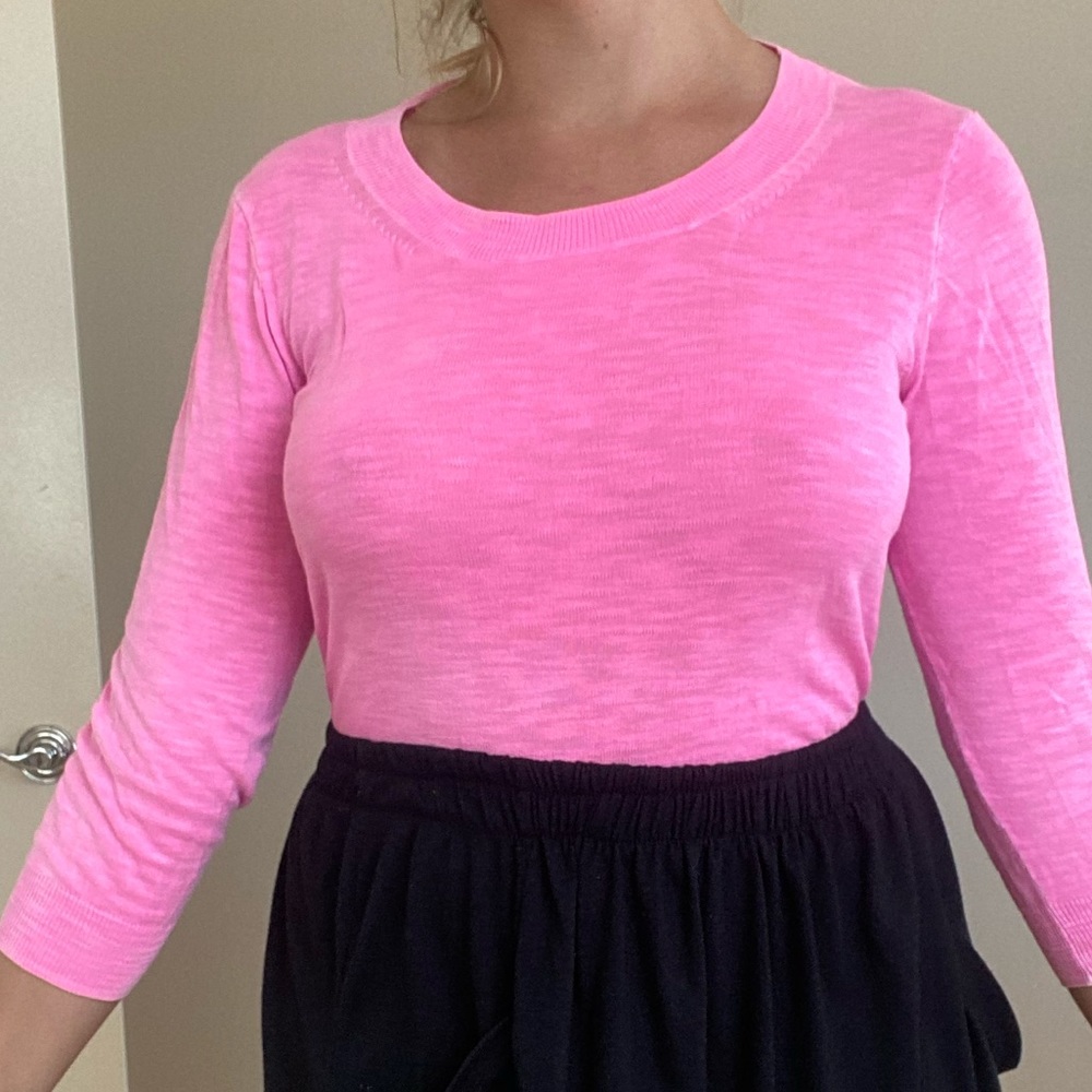 PINK J CREW TOP
